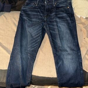 American Eagle Outfitters Dark Blue Relaxed Jeans